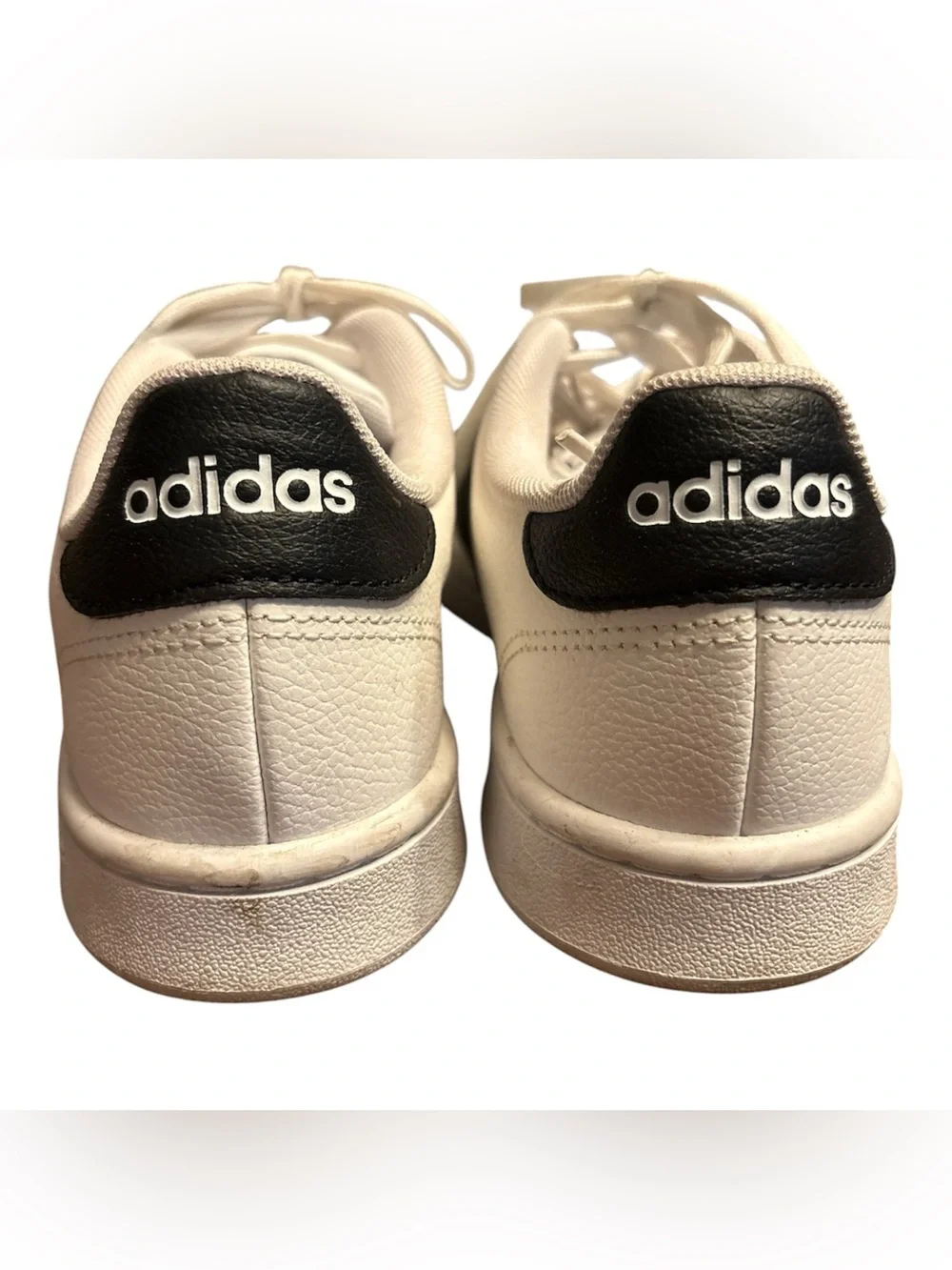 Adidas Grand Court Sneakers Women’s Size 7 White Black Classic 3-Stripes